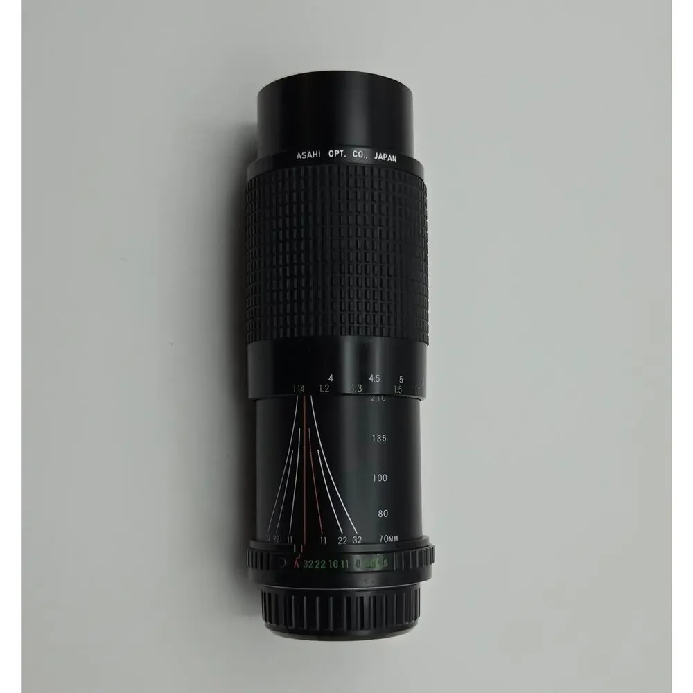 Takumar A Zoom 1:4.5-5.6 70-210MM Lens With Nikon Carrying Case Asahi Japan